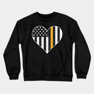 Search and Rescue Thin Orange Flag Crewneck Sweatshirt